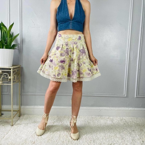 Y2k cottagecore style skirt v - Picture 4 of 4